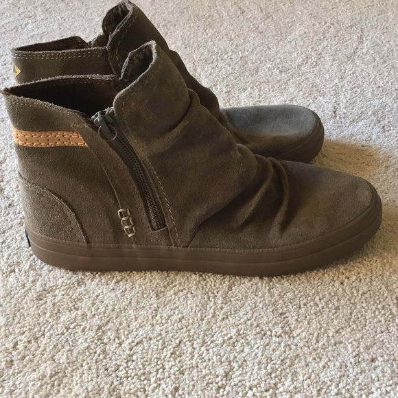 Sperry Olive Green Top-Sider Waterproof Ankle - Picture 4 of 7